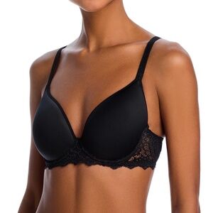 NEW Simone Perele Black Caresse 3D Plunge Bra, 36B